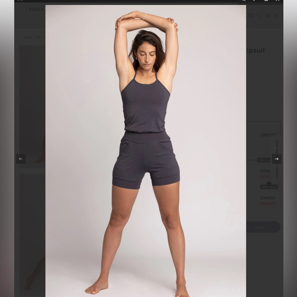 NWT Ripple Yoga Romper - Picture 2 of 13
